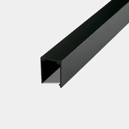 Neon lent üçün alüminium bərkidici 1 m qara 12×20 mm MNT-1220-AL1000-BL