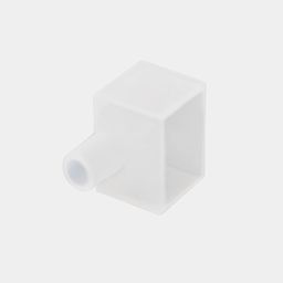 20×13 mm neon lent üçün yan çıxışlı qapaq, ikitərəfli işıqlandırma END-DU1020-C