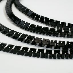 Neon lent üçün çevik bərkidici 5 m qara 12×20 mm MNT-1220-FLEX-BL