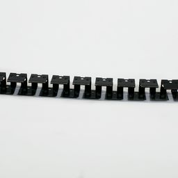 Neon lent üçün çevik bərkidici 5 m qara 12×20 mm MNT-1220-FLEX-BL