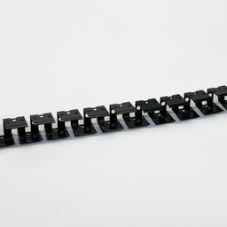 Neon lent üçün çevik bərkidici 5 m qara 12×20 mm MNT-1220-FLEX-BL