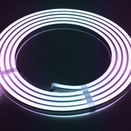 RGB ikiqat elastik neon lentinin rulonu, məhsulun ümumi görünüşü
