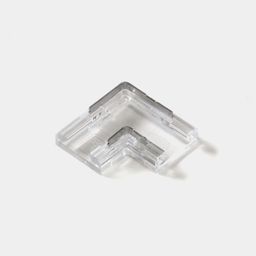 10 mm LED lent üçün plastik L-konnektor, CN-10MM-2P-L-SC-H