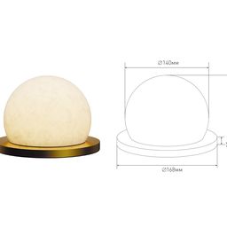 Galaktika seriyalı masaüstü işıqlandırıcı, GL-168BR-8-WW