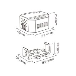 Universal TRIAC dimmer 220V, Zigbee 3.0 + 2.4G + Push