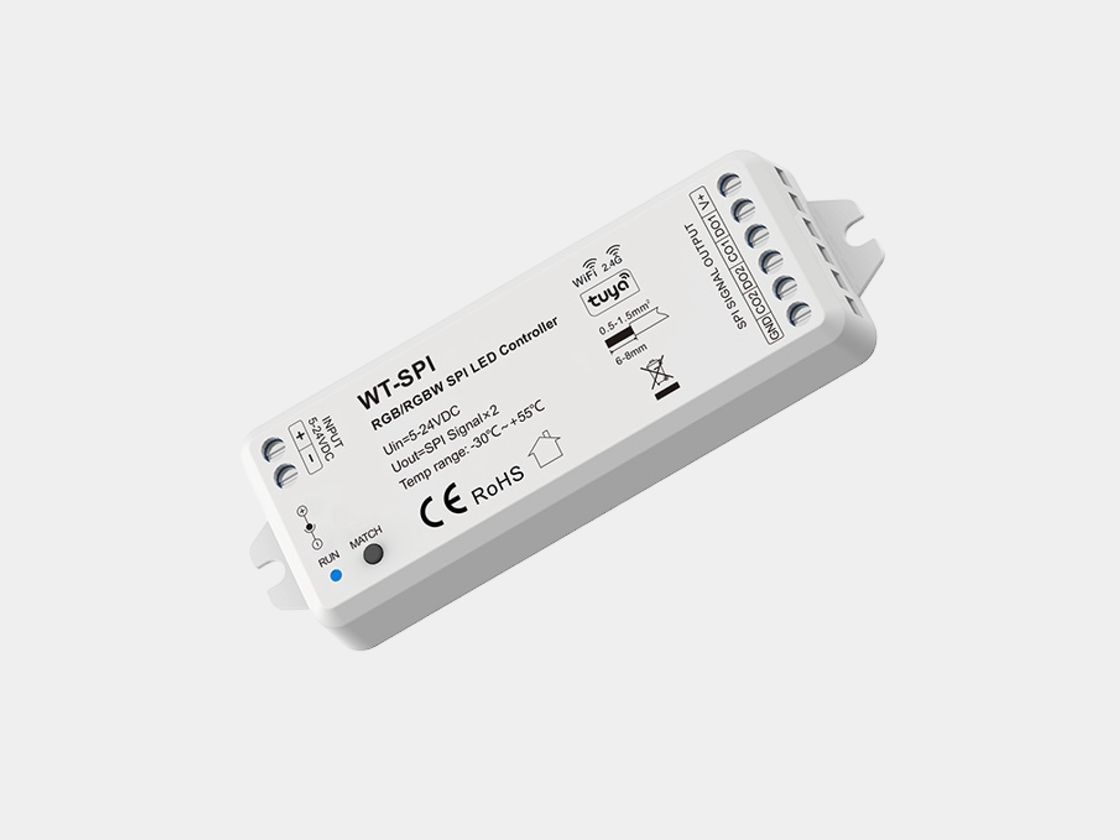 WT-SPI Tuya Wi‑Fi SPI RGB/RGBW kontrolleri, ağ korpus