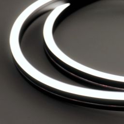 Neytral ağ neon lent 24V IP67 15Вт/м 120 LED/м SMD2835 12×20 mm 20 m sabit cərəyan qara örtük NE-CC2120-24-15-BLNW-67-20M