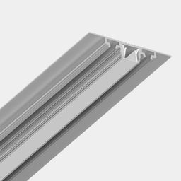 Görünən çərçivəsiz daxili montaj profili RC-12, ekran 12 mm, 67x14x2500 mm, örtüksüz (ekranla)