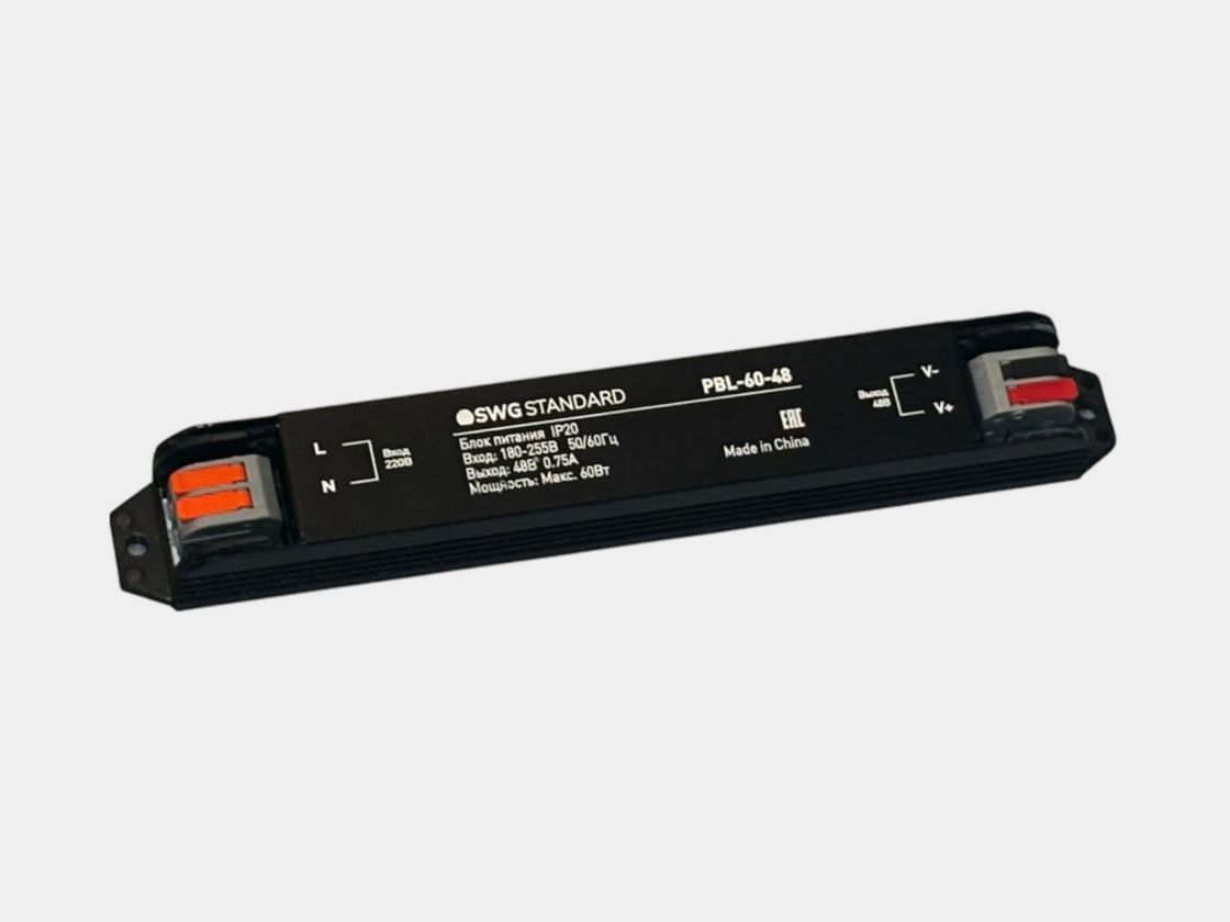 SWG PBL-60-48 açıq tipli enerji təchizatı bloku, qara korpus