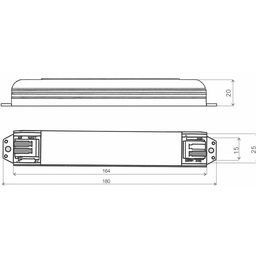 Qida bloku 48V IP20 60W PBL-60-48