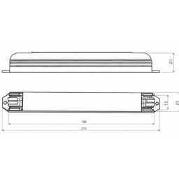 Qida bloku 48V IP20 100W PBL-100-48
