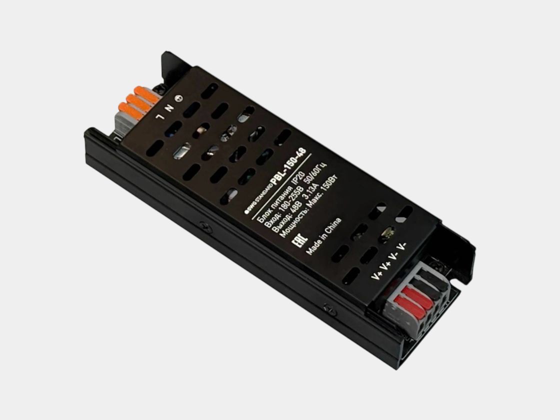 SWG PBL-150-48 açıq tipli enerji təchizatı bloku, qara korpus