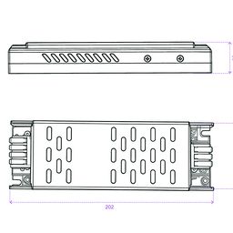 Qida bloku 48V IP20 400W PBL-400-48