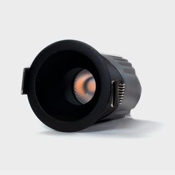Daxili quraşdırılan işıqlandırıcı 7Вт 55° IP65 qara 4000K dönər RC-D52-7-BL-NW65
