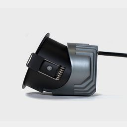 Döndərilə bilən modul ilə quraşdırılan işıqlandırıcı, yandan görünüş