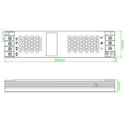 LED lentlər üçün qida bloku 24 V, 100 Wt, IP20, ST-100-24