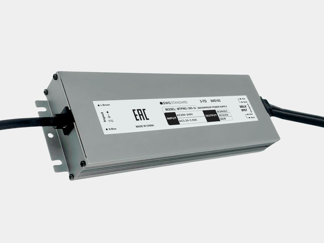 SWG MTPW2 hermetik enerji təchizatı bloku 24V 380W