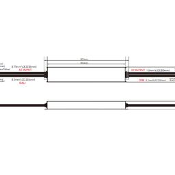 LED lentlər üçün dimmerlənən qida bloku DALI DT6, 24 V, 100 Wt, IP67, DALI-DT6-100-24