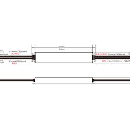 Metal korpuslu qidalanma bloku IP67, DT6 DALI, PUSH, 0-10V, 200Вт, 24В, DALI-DT6-200-24
