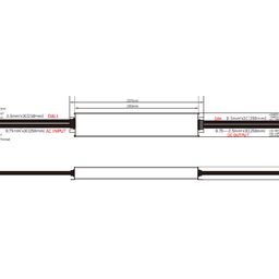 LED lentlər üçün dimmerlənən qida bloku DALI DT8, 24 V, 300 Wt, IP67, DALI-DT8-300-24