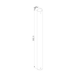 Küçə (landşaft) işıqlandırıcısı üçün dayaq D60, 550 mm