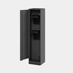 Küçə üçün nəmə davamlı ikili rozetka IP65, 420 mm