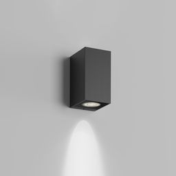 Divar tipli küçə işıqlandırıcısı Kvadratum 4 Vt, 24°, 220–240 V, 3000K (isti ağ), IP65, fasad üçün