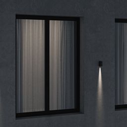 Divar tipli küçə işıqlandırıcısı Kvadratum 4 Vt, 24°, 220–240 V, 3000K (isti ağ), IP65, fasad üçün