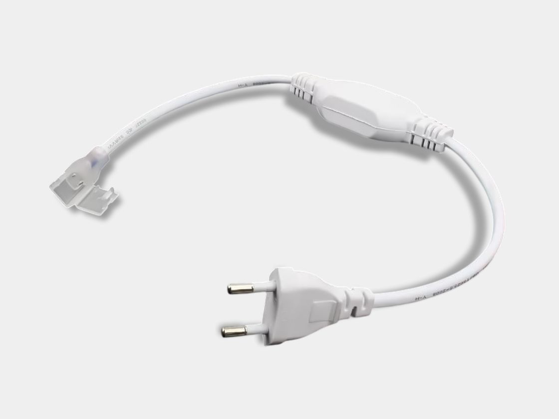 LED lent üçün fişli qidalanma şnuru və konnektor