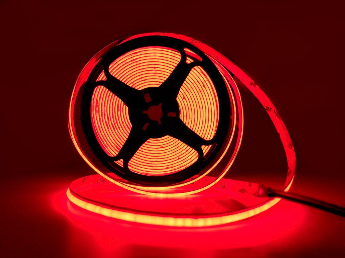 SWG PRO COB LED lent, 480 LED/m, 13 Vt/m, 24V, IP20, Rəng: Qırmızı, SWG-COB480-24-13-R