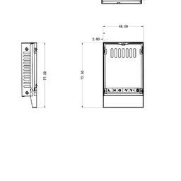 LED lentlər üçün qida bloku 24V 100W, S-100-24-mini