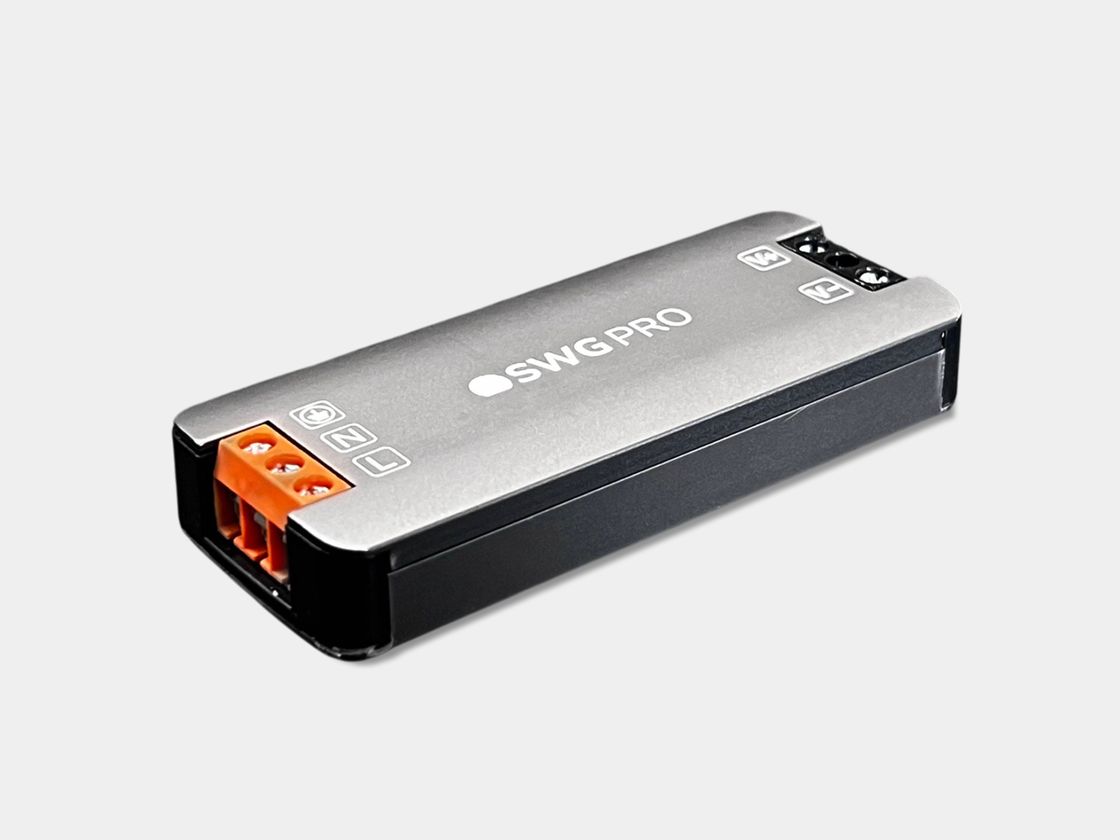 SWG PRO Slim qida bloku, qoşulma klemmləri, yandan görünüş