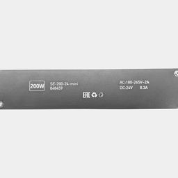 200W 24V enerji təchizatı blokunun korpus üzərindəki işarələnməsi