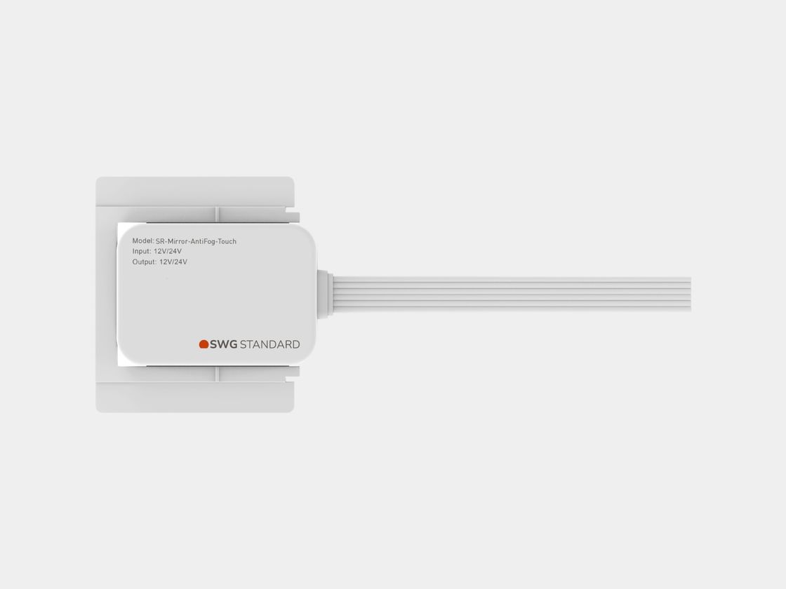 SWG Standard SR-Mirror-AntiFog-Touch sensor düyməsi, ön görünüş