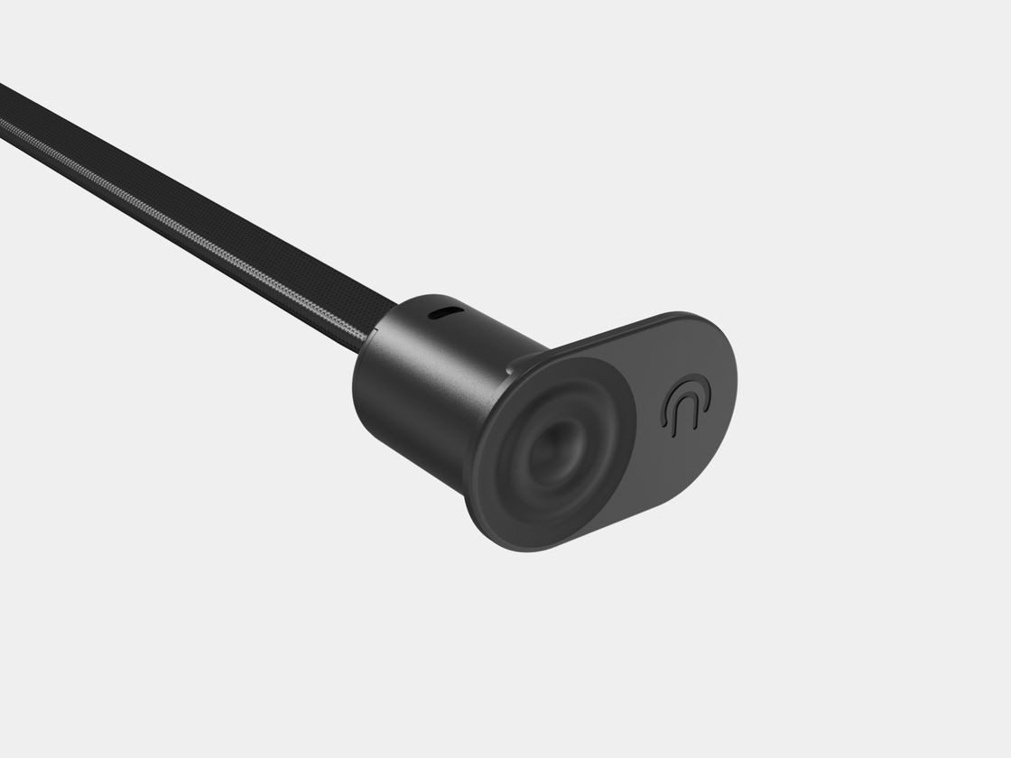 SR-Wind-Touch sensor düyməsi, qara korpus — yandan görünüş