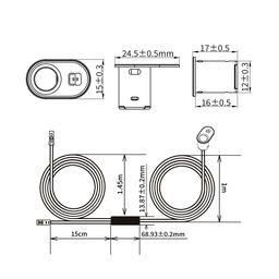 SR-Wind-Door, qapının açılıb-bağlanması üçün sensor датчик SR-Wind-Door