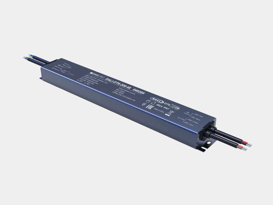 Hermetik SWG PRO IP67 qida bloku, yuxarıdan görünüş