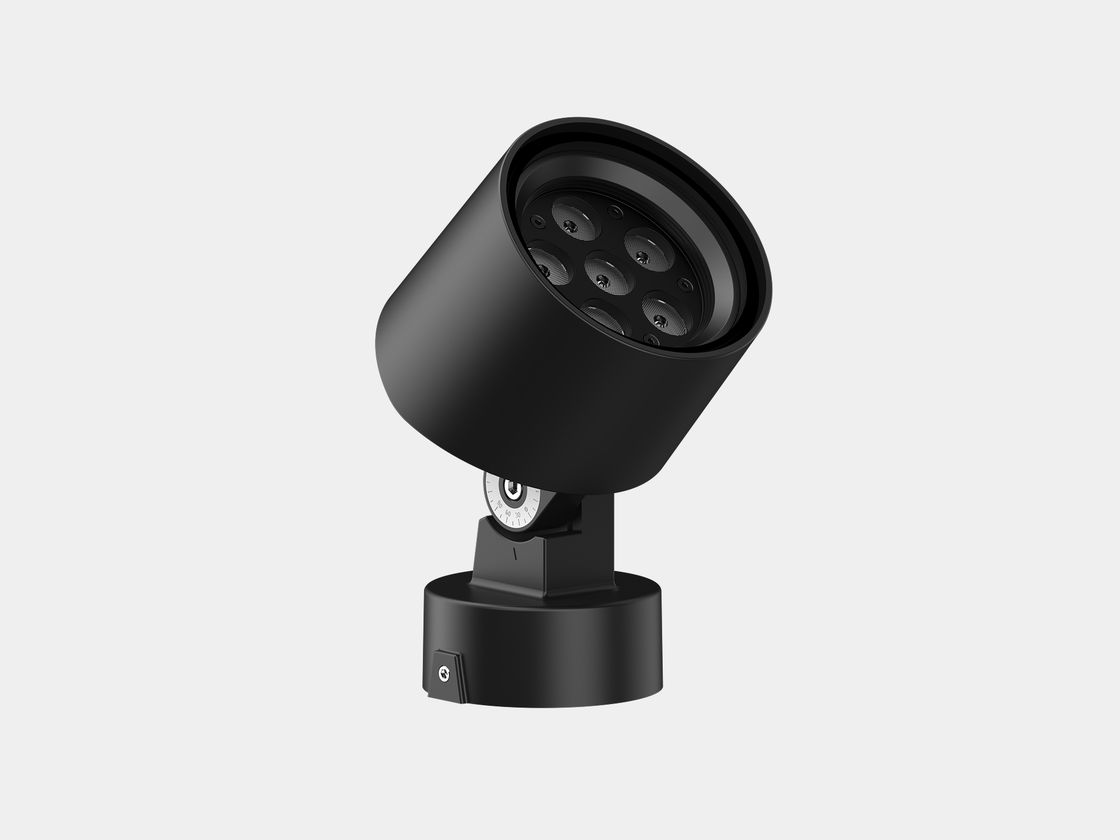 Qara LED spot işıq, altlıq üzərində — ön görünüş