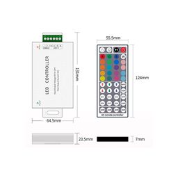 RF-RGB-44-18A lent üçün kontroller