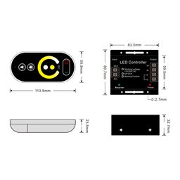 Lent üçün kontroller RF-MIX-RS-12A