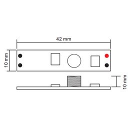 Profil üçün sensorlu mini dimmer 1-3A, SR-2901S