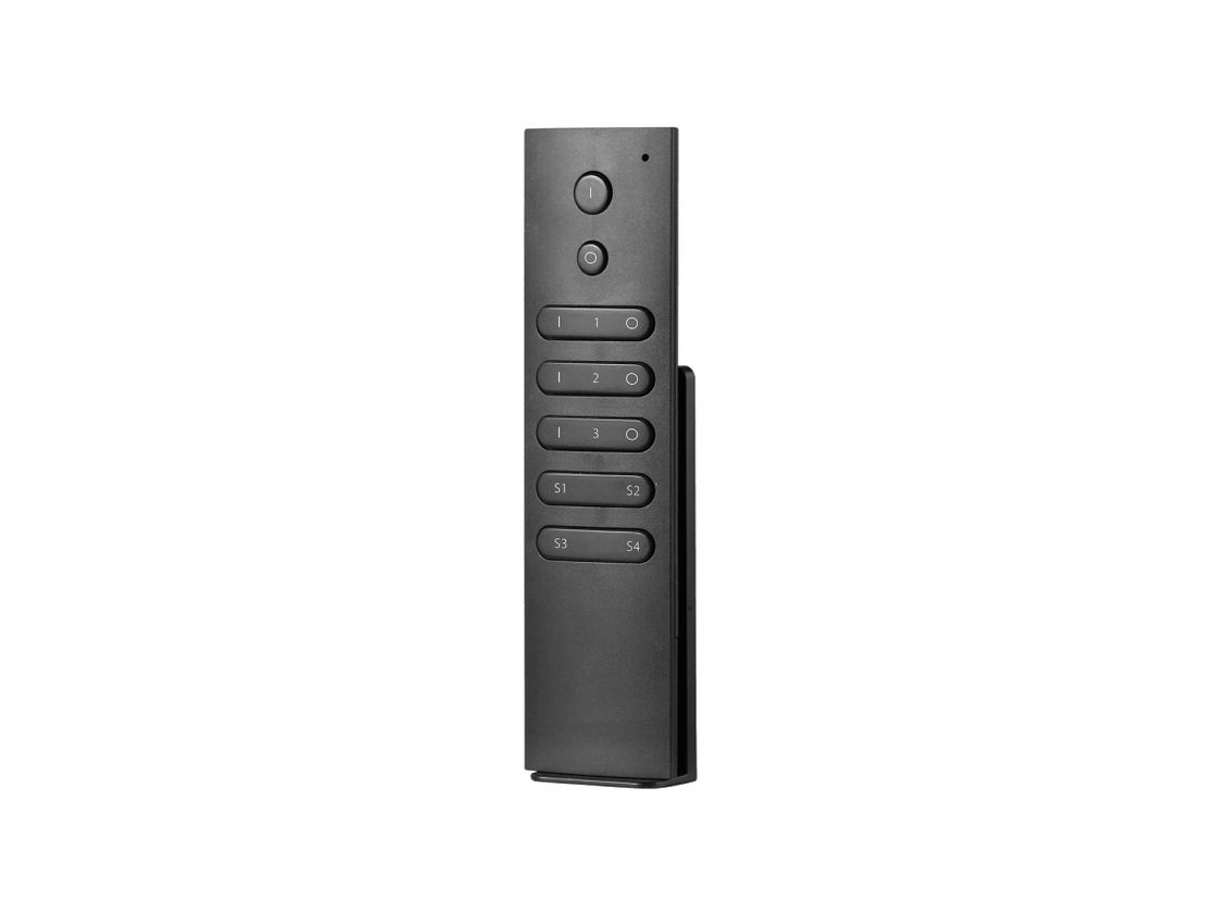 EasyDim R-Z3 qara düyməli RF pult, ön tərəfdən görünüş