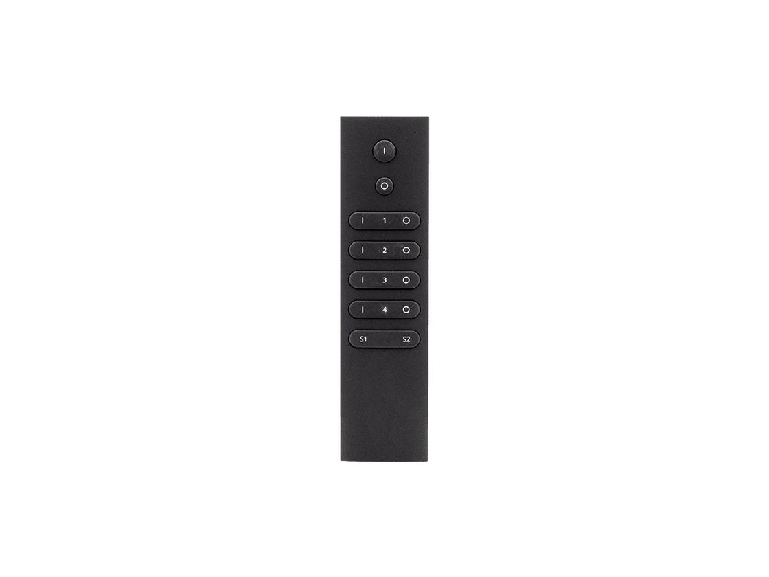 EasyDim R-Z4 düyməli pultu, ön görünüş