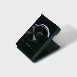 Val-koderli DESK-RGB masaüstü radio pultu, qara korpus