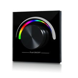 RGB lent üçün qara rəngli, quraşdırılan RF panel-enkoder