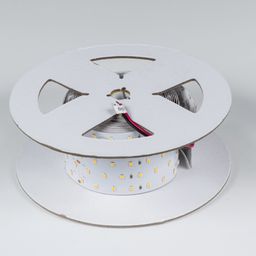 Ağ disk üzərində DesignLed LED lentinin rulonu