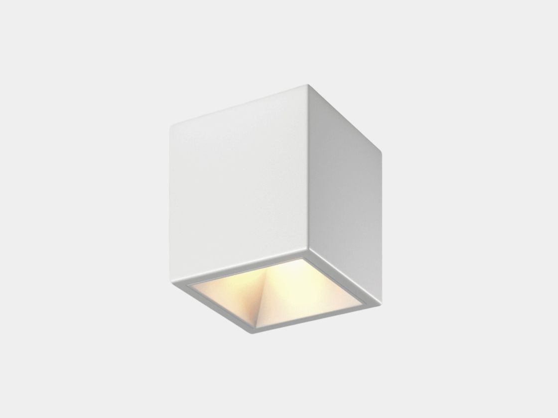 LED tavanüstü montajlı plafon işıqlandırıcı, DL-SPL seriyası, Ağ, 18Вт, IP20, İsti ağ (3000К), SPL-CB-18-WH-WW