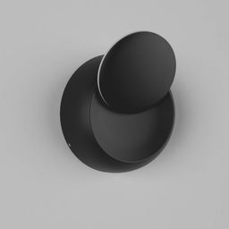 DesignLed GW qara divar lampası, bucaq altında görünüş