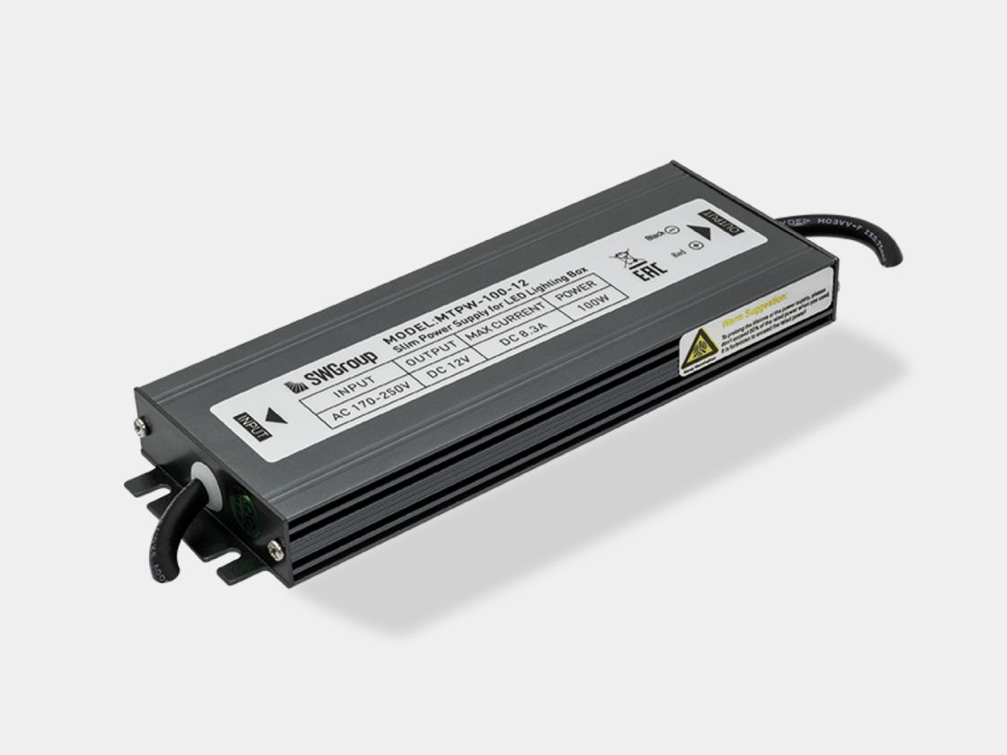 Hermetik 12 V 100 W güc bloku