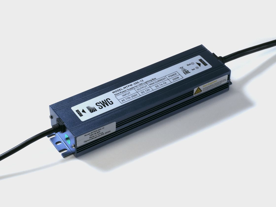 SWG MTPW-200-12 hermetik qida bloku, yuxarıdan görünüş